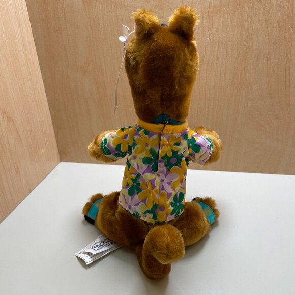 Scooby-Doo Cartoon Network Plush Toy In Floral Shirt - Collectible 10" Stuffed A - Picture 4 of 11
